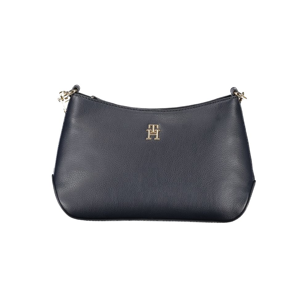 Blue Polyester Handbag-Tommy Hilfiger-LabelTerrace.com