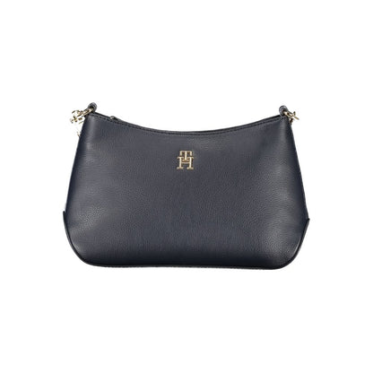 Blue Polyester Handbag-Tommy Hilfiger-LabelTerrace.com