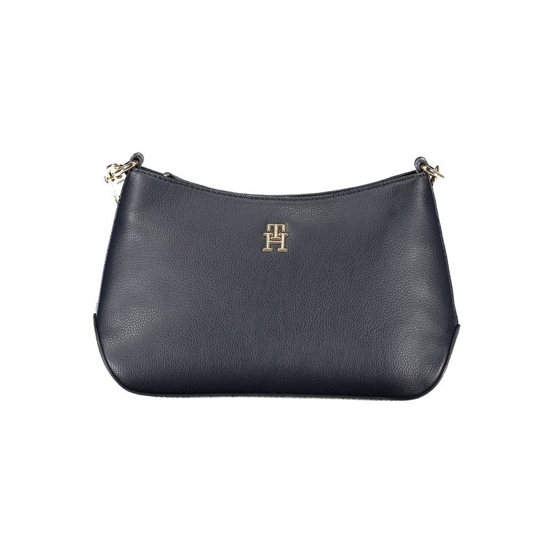 Blue Polyester Handbag-Tommy Hilfiger-LabelTerrace.com