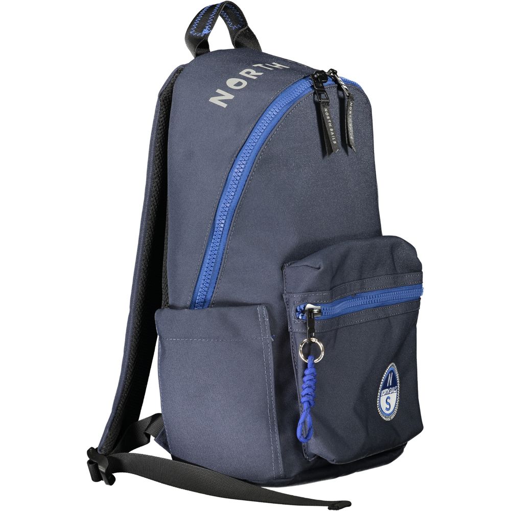 Blue Polyester Men Backpack-North Sails-LabelTerrace.com