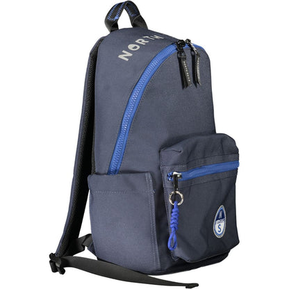 Blue Polyester Men Backpack-North Sails-LabelTerrace.com
