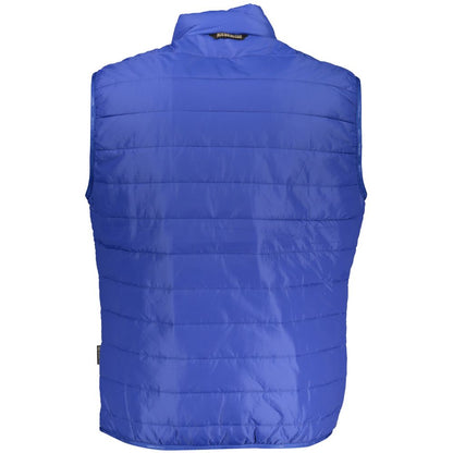 Blue Polyester Men Jacket-Napapijri-LabelTerrace.com