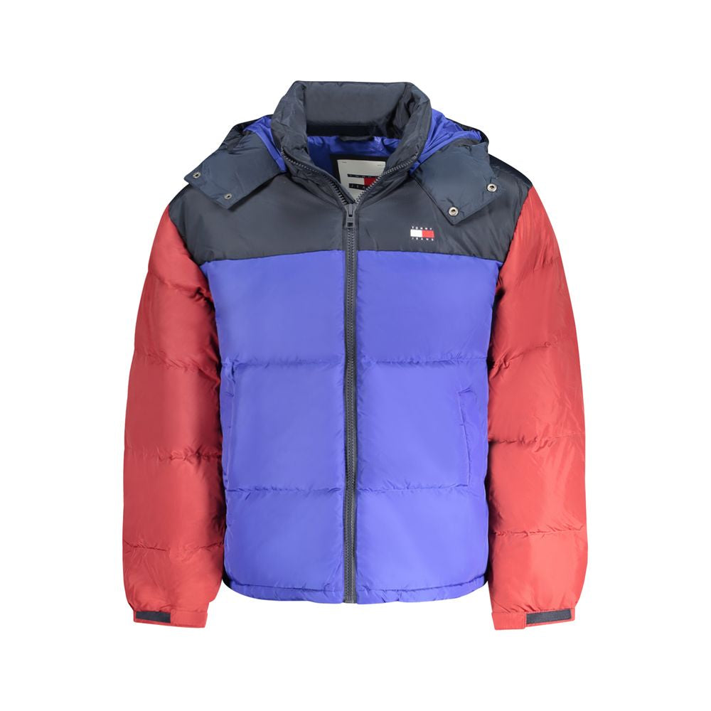 Blue Polyester Men's Jacket-Tommy Hilfiger-LabelTerrace.com