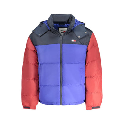 Blue Polyester Men's Jacket-Tommy Hilfiger-LabelTerrace.com
