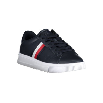Blue Polyester Sneaker-Tommy Hilfiger-LabelTerrace.com