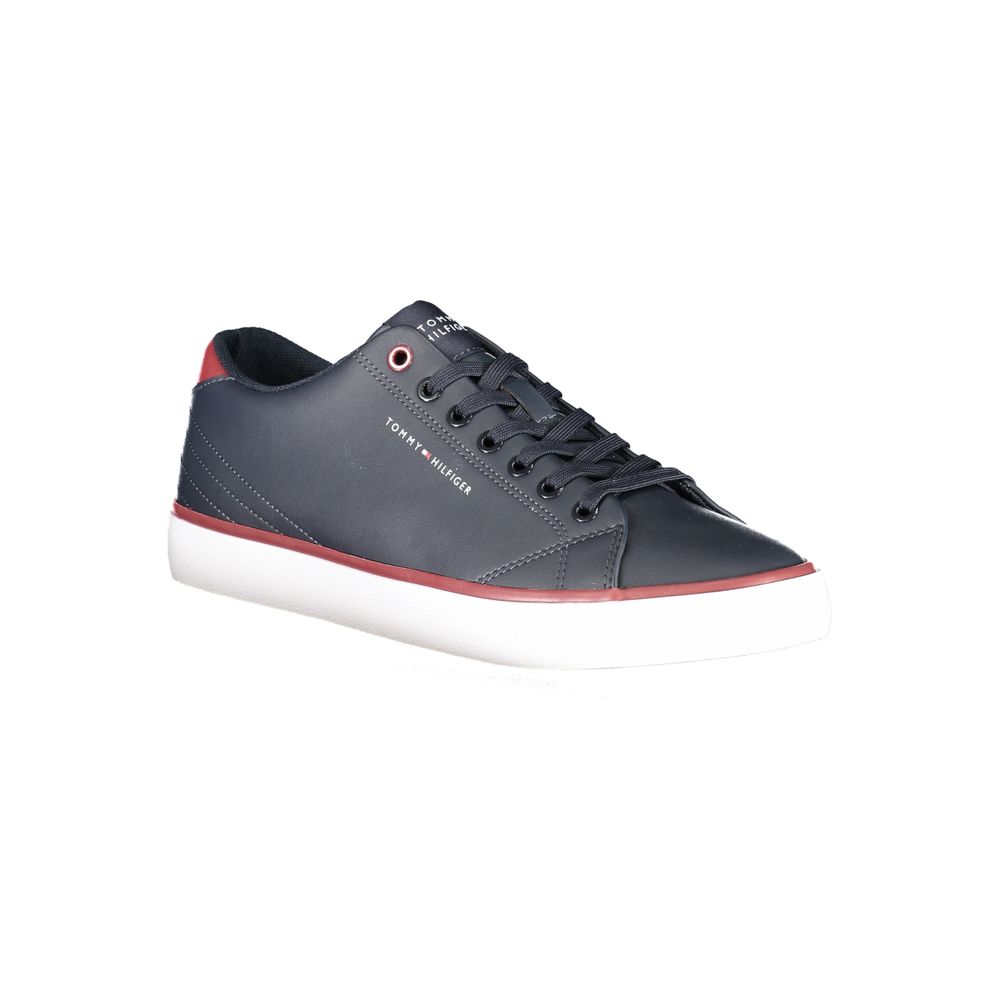 Blue Polyester Sneaker-Tommy Hilfiger-LabelTerrace.com