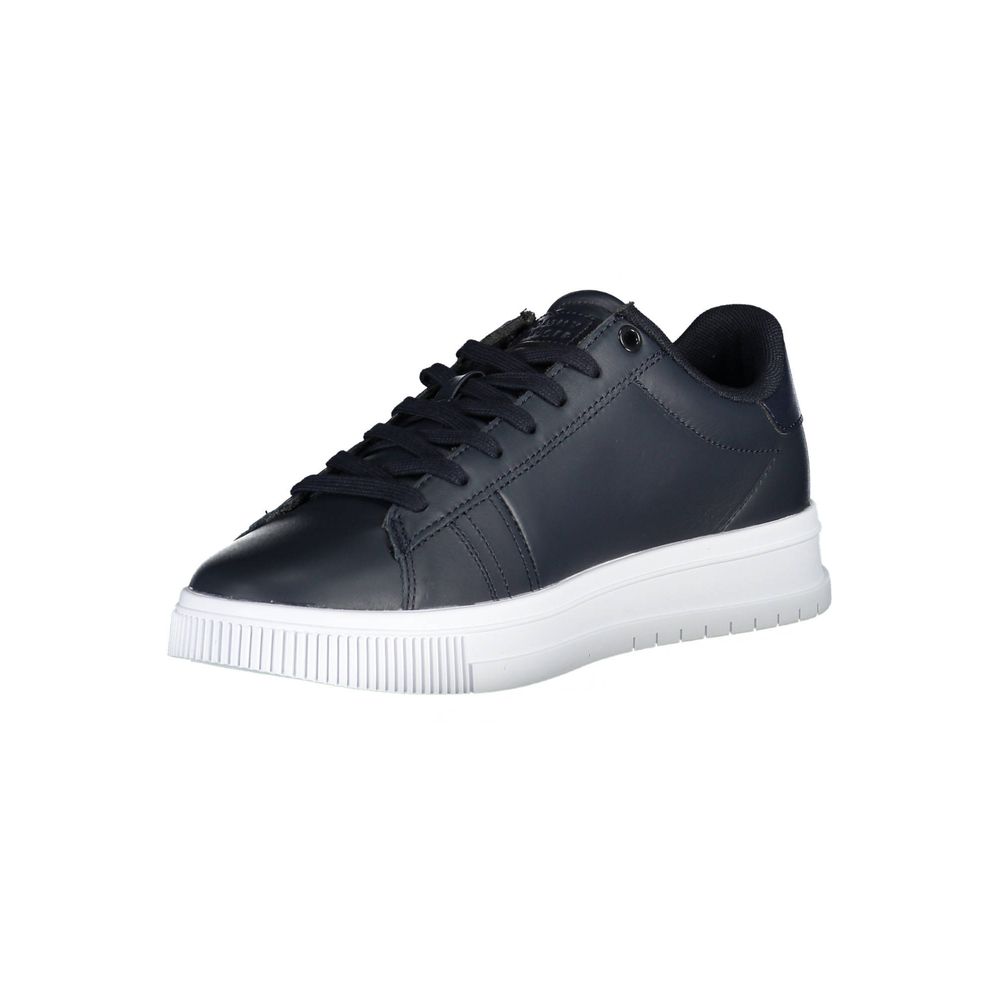 Blue Polyester Sneaker-Tommy Hilfiger-LabelTerrace.com