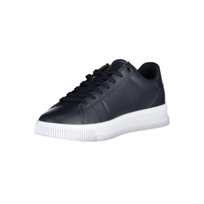Blue Polyester Sneaker-Tommy Hilfiger-LabelTerrace.com