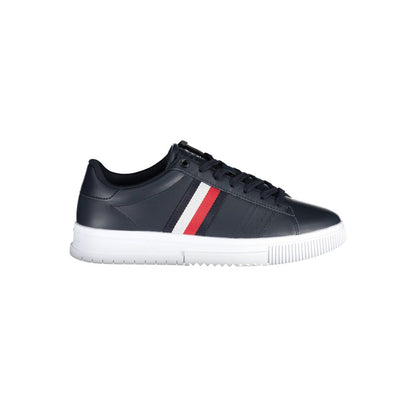 Blue Polyester Sneaker-Tommy Hilfiger-LabelTerrace.com