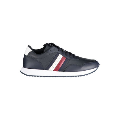 Blue Polyester Sneaker-Tommy Hilfiger-LabelTerrace.com