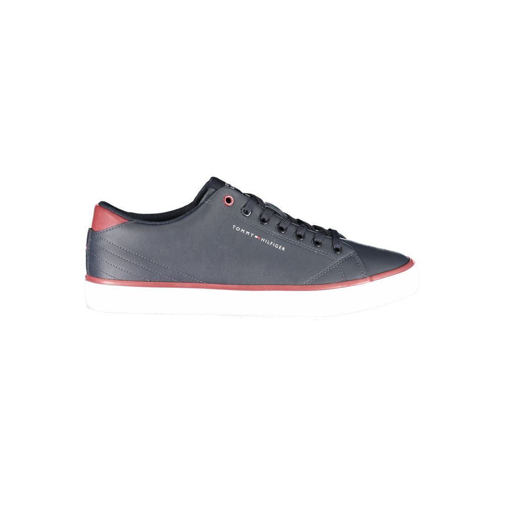 Blue Polyester Sneaker-Tommy Hilfiger-LabelTerrace.com
