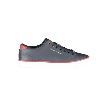 Blue Polyester Sneaker-Tommy Hilfiger-LabelTerrace.com