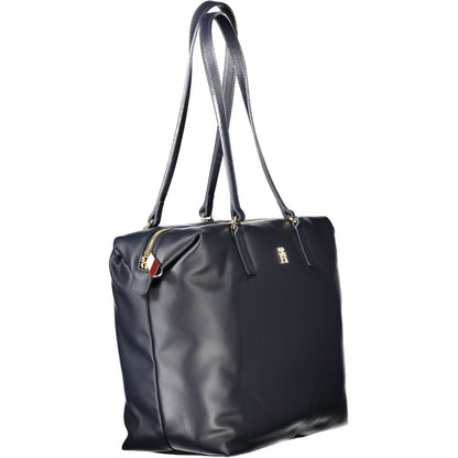 Blue Polyester Women Handbag-Tommy Hilfiger-LabelTerrace.com