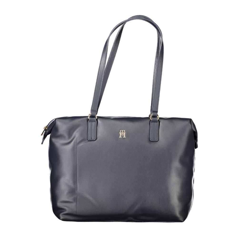 Blue Polyester Women Handbag-Tommy Hilfiger-LabelTerrace.com