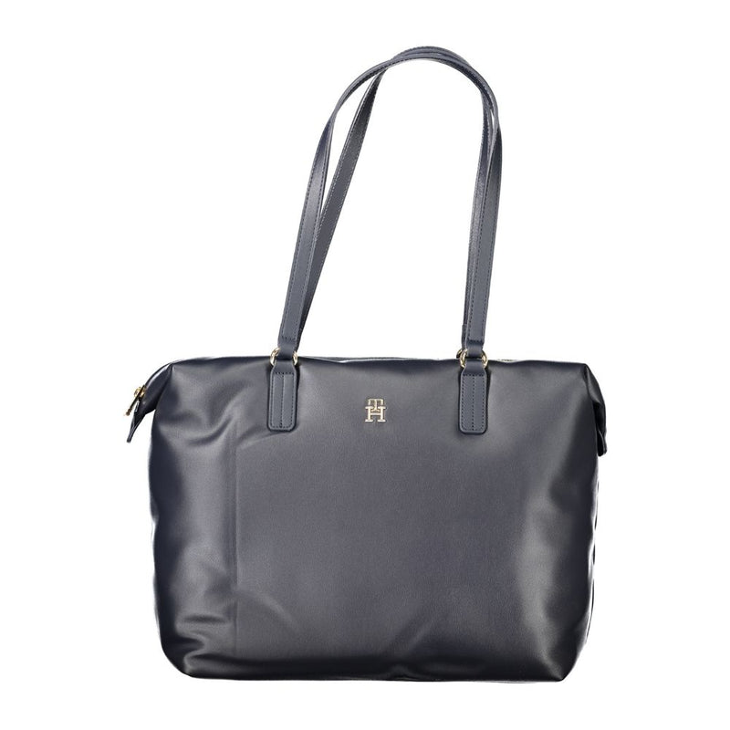 Blue Polyester Women Handbag-Tommy Hilfiger-LabelTerrace.com