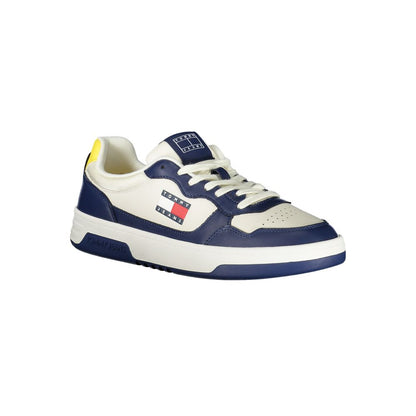 Blue Polyethylene Men Sneaker-Tommy Hilfiger-LabelTerrace.com