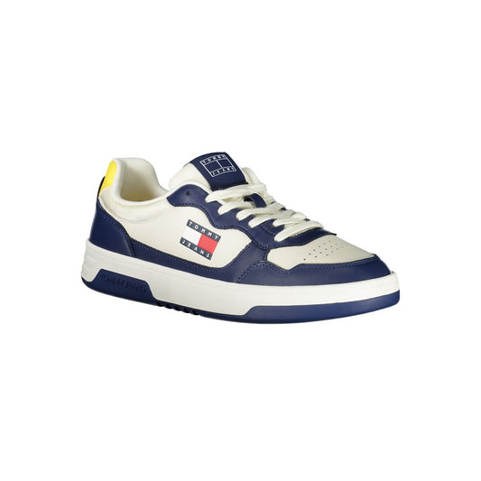 Blue Polyethylene Men Sneaker-Tommy Hilfiger-LabelTerrace.com