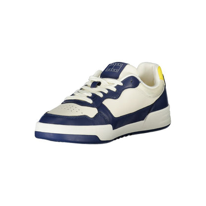 Blue Polyethylene Men Sneaker-Tommy Hilfiger-LabelTerrace.com