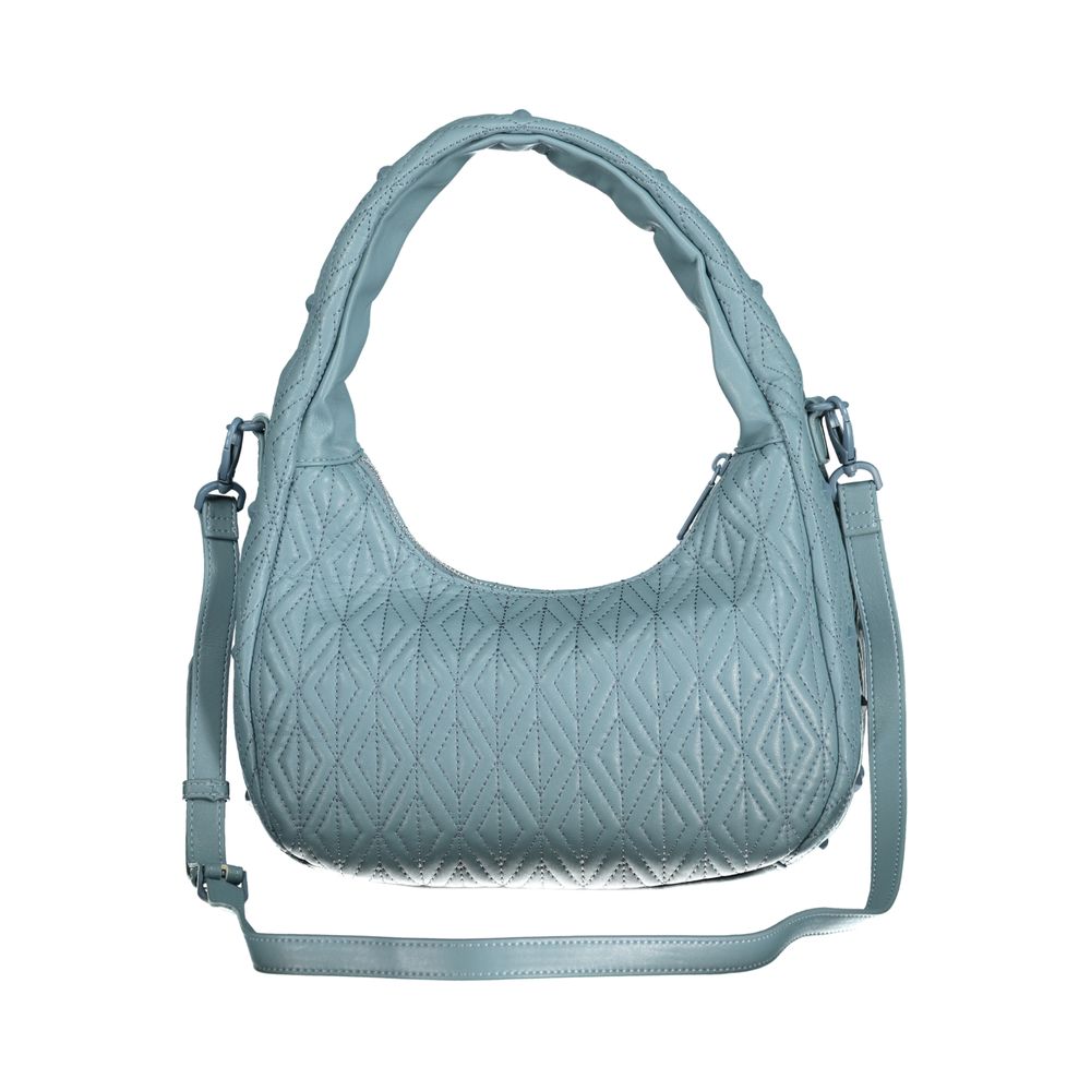 Blue Polyethylene Women Handbag-Mario Valentino-LabelTerrace.com