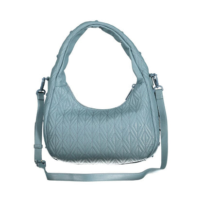 Blue Polyethylene Women Handbag-Mario Valentino-LabelTerrace.com
