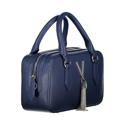 Blue Polyethylene Women Handbag-Mario Valentino-LabelTerrace.com
