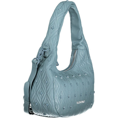 Blue Polyethylene Women Handbag-Mario Valentino-LabelTerrace.com