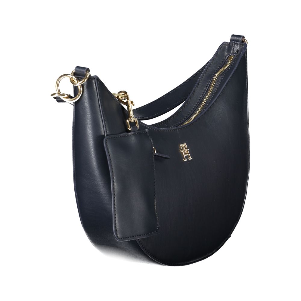 Blue Polyethylene Women Handbag-Tommy Hilfiger-LabelTerrace.com