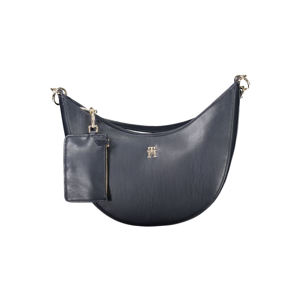 Blue Polyethylene Women Handbag-Tommy Hilfiger-LabelTerrace.com