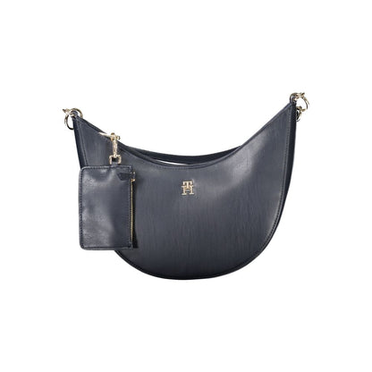 Blue Polyethylene Women Handbag-Tommy Hilfiger-LabelTerrace.com