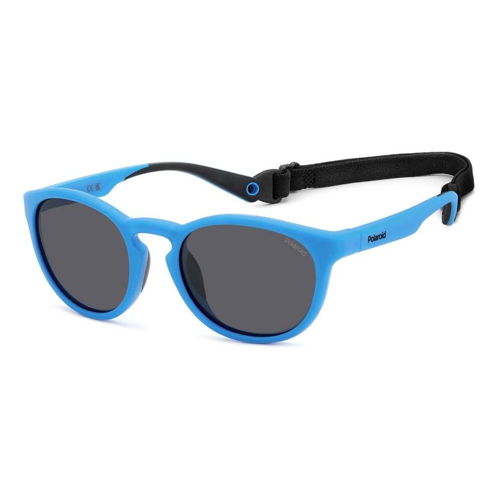 Blue Resin Sunglasses-Polaroid-LabelTerrace.com