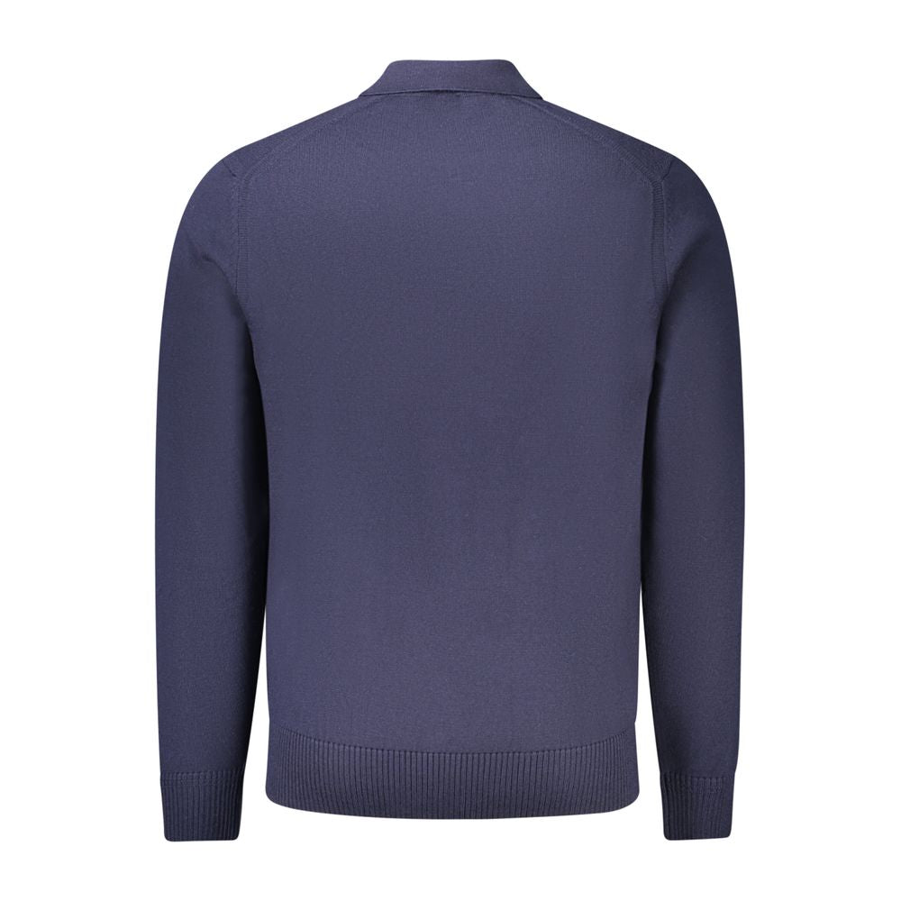 Blue Wool Mens Sweater-Hugo Boss-LabelTerrace.com