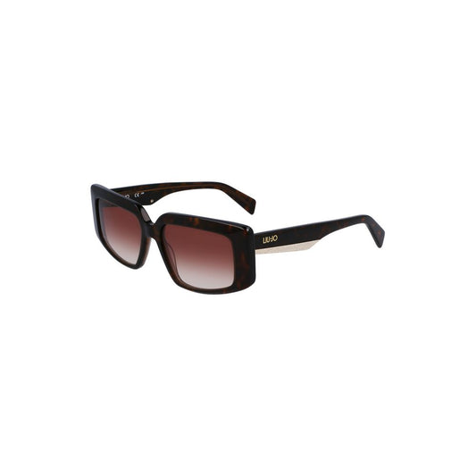 Brown Acetate Women Sunglasses-Liu Jo-LabelTerrace.com