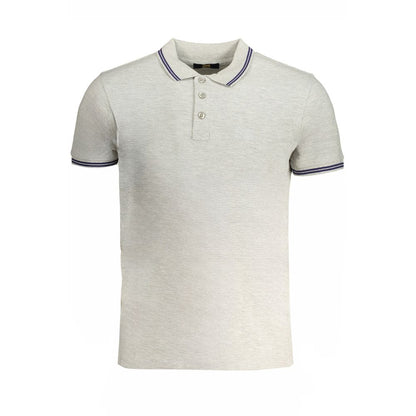 Brown Cotton Men Polo Shirt-Cavalli Class-LabelTerrace.com
