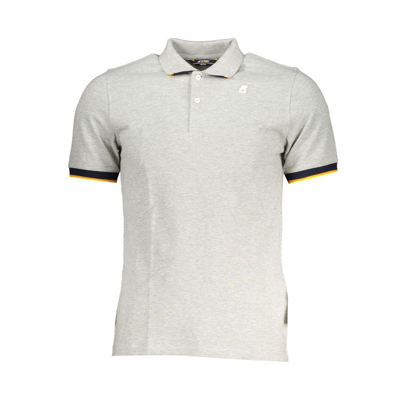 Brown Cotton Men Polo Shirt-K-WAY-LabelTerrace.com