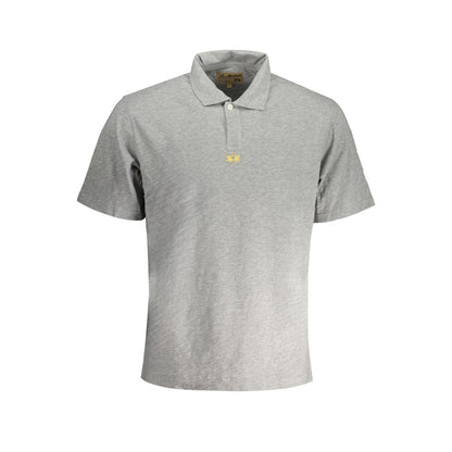 Brown Cotton Men Polo Shirt-La Martina-LabelTerrace.com