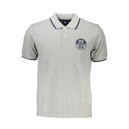 Brown Cotton Men Polo Shirt-North Sails-LabelTerrace.com