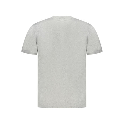 Brown Cotton Men T-Shirt-North Sails-LabelTerrace.com