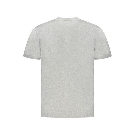 Brown Cotton Men T-Shirt-North Sails-LabelTerrace.com