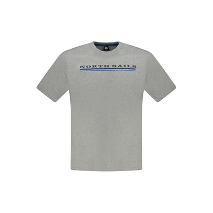 Brown Cotton Men T-Shirt-North Sails-LabelTerrace.com