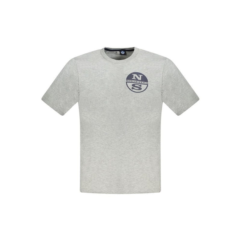 Brown Cotton Men T-Shirt-North Sails-LabelTerrace.com