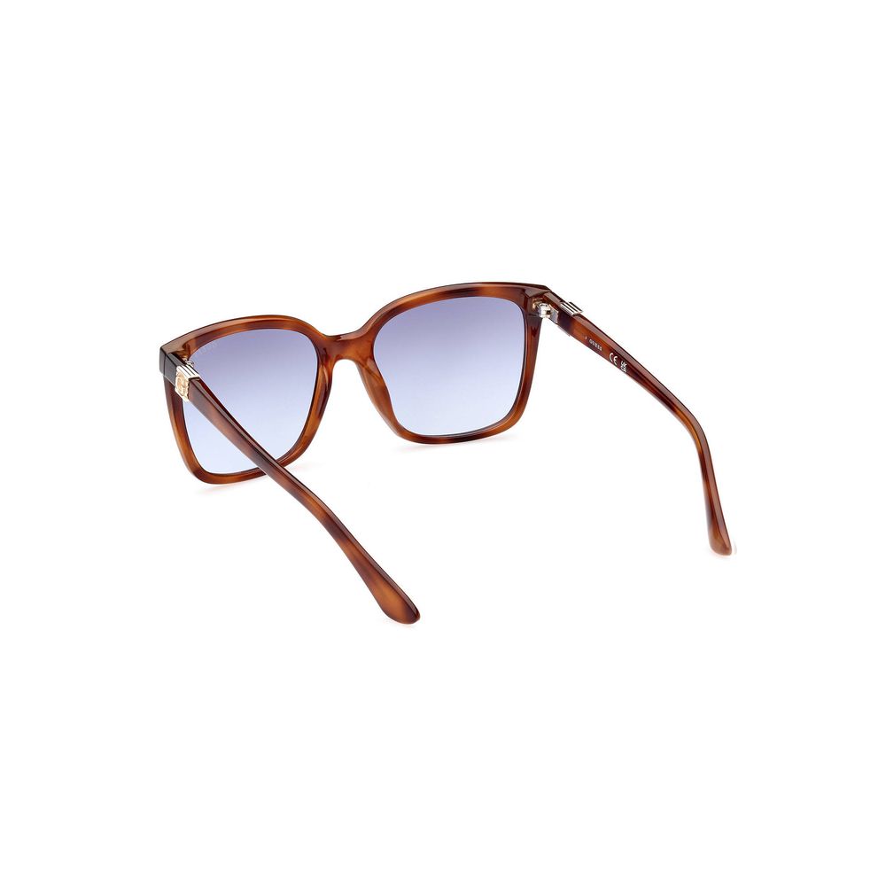 Brown Injected Women Sunglass-Guess Jeans-LabelTerrace.com