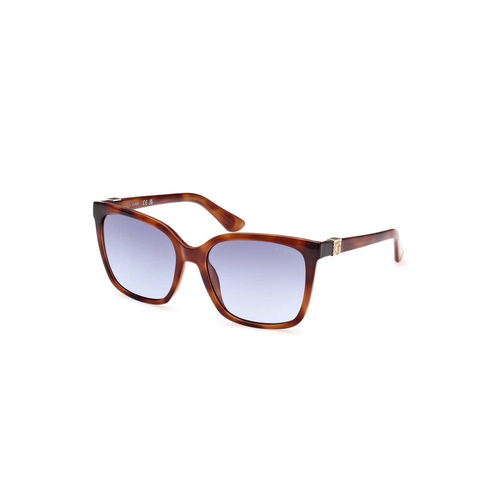 Brown Injected Women Sunglass-Guess Jeans-LabelTerrace.com