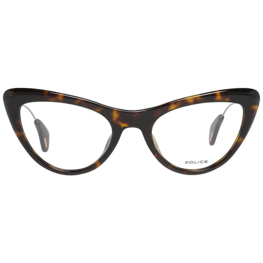 Brown Metal & Plastic Glasses (Frames)-Police-LabelTerrace.com