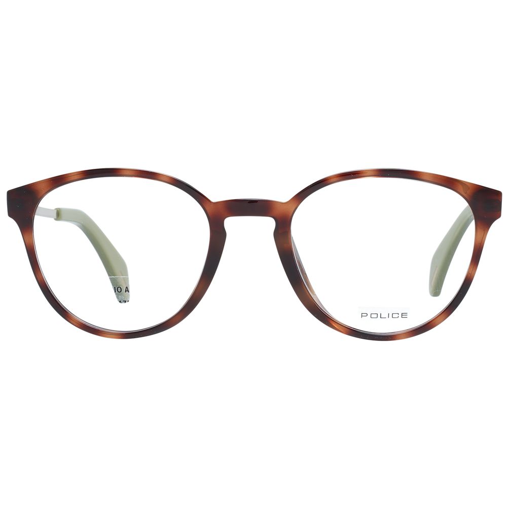 Brown Metal & Plastic Glasses (Frames)-Police-LabelTerrace.com