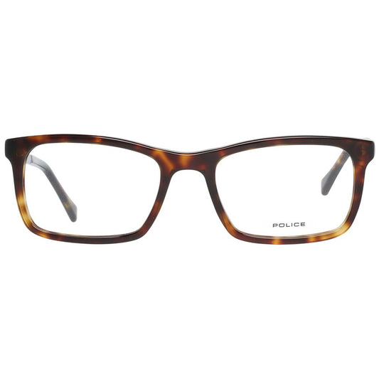 Brown Plastic Glasses (Frames)-Police-LabelTerrace.com