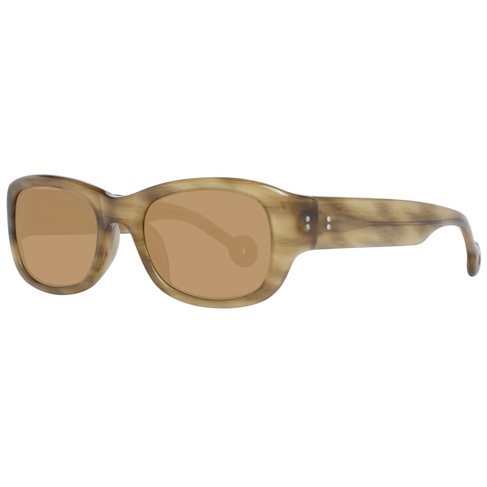 Brown Plastic Sunglasses-Hally&Son-LabelTerrace.com
