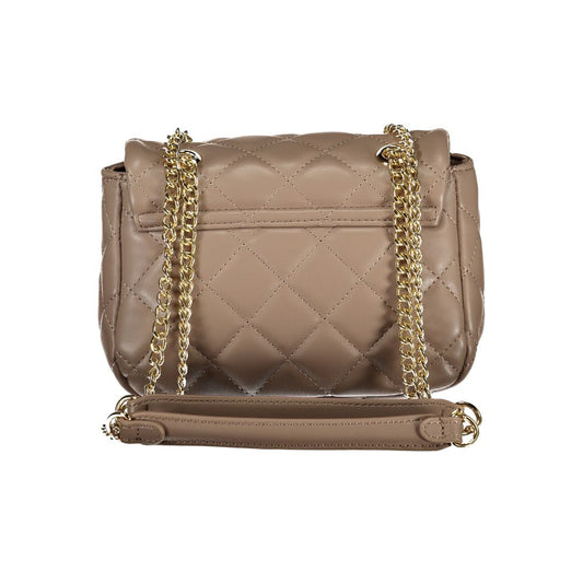 Brown Polyethylene Women Handbag-Mario Valentino-LabelTerrace.com