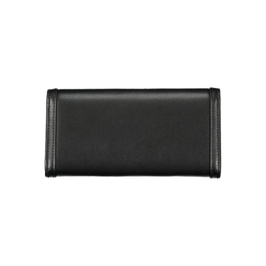 Elegant Black Dual-Compartment Wallet-Tommy Hilfiger-LabelTerrace.com