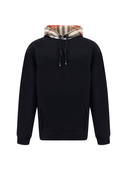Elegant Oversize Black Samuel Hoodie-Burberry-LabelTerrace.com