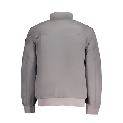 Gray Polyamide Men Jacket-Napapijri-LabelTerrace.com